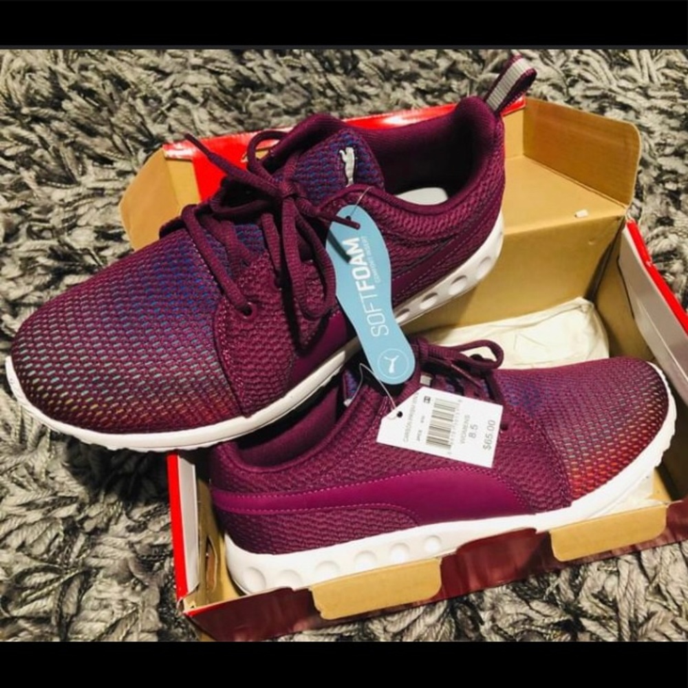 Womens Puma Running Sneakers Purple Prism Size 8.5